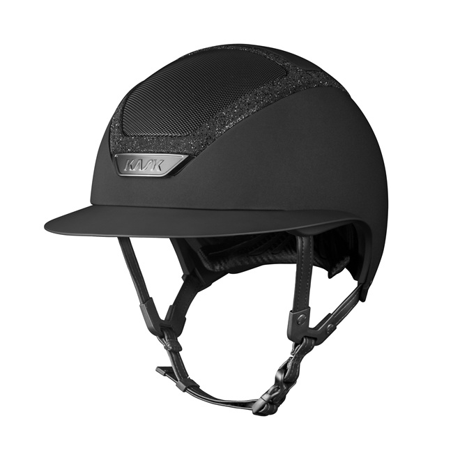 STAR LADY CHROME BLACK CRYSTAL FRAME KASK Cap 